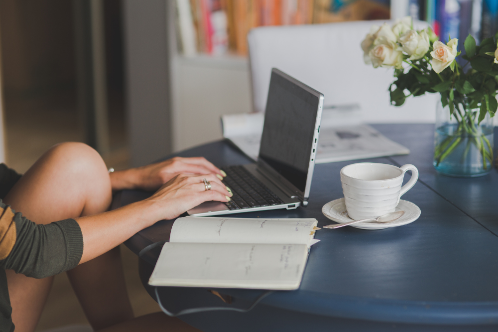 woman researching weight loss program pricing in Pikesville MD