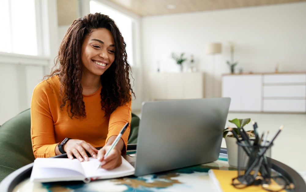 woman researching price for fillers in Frederick MD