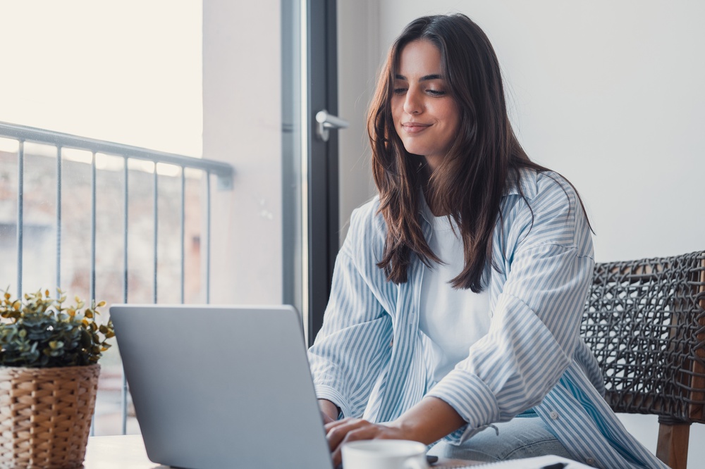 woman researching how many times do you need filler a year