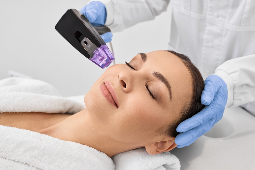 RF treatment for facial rejuvenation