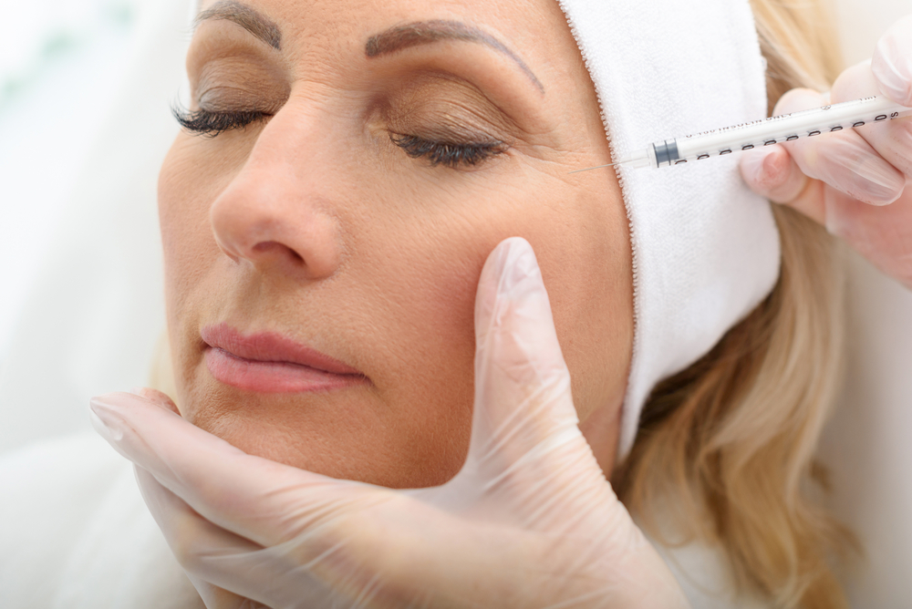 woman getting Botox for crow's feet in Clarksville MD