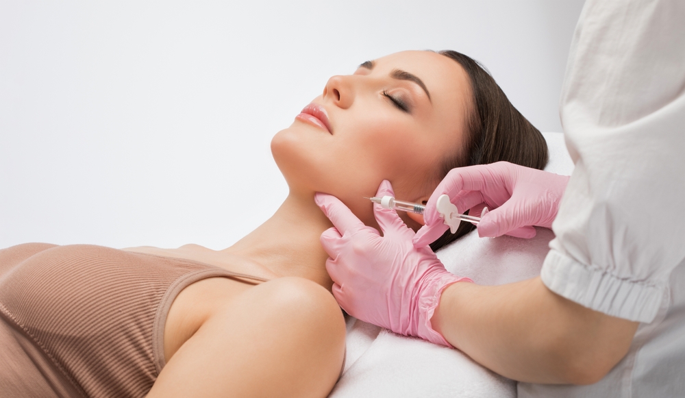 woman getting dermal fillers in Clarksville MD